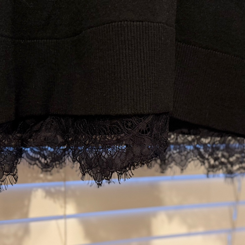 Women's Black Long Sleeve Dress - Picture 3 of 3